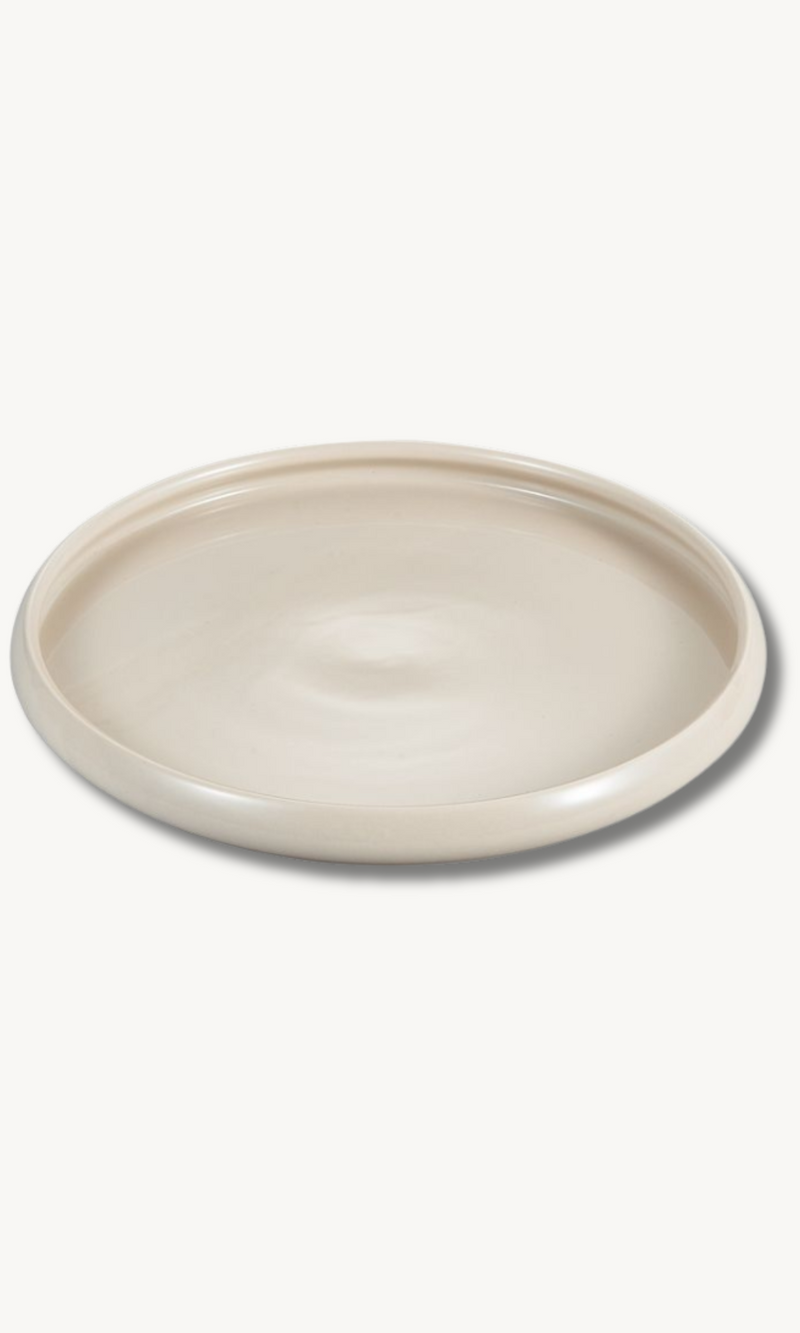 Bondy Beige Porzellan Servierteller 26,8cm