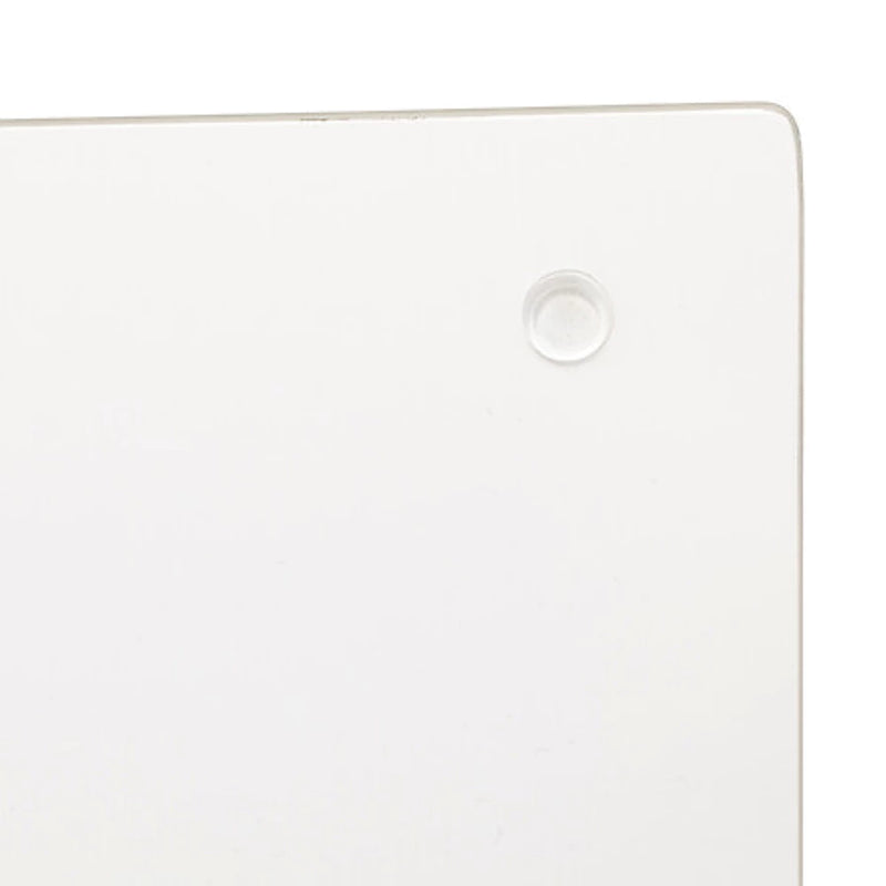 Glas Schneidebrett 30x20cm Beige