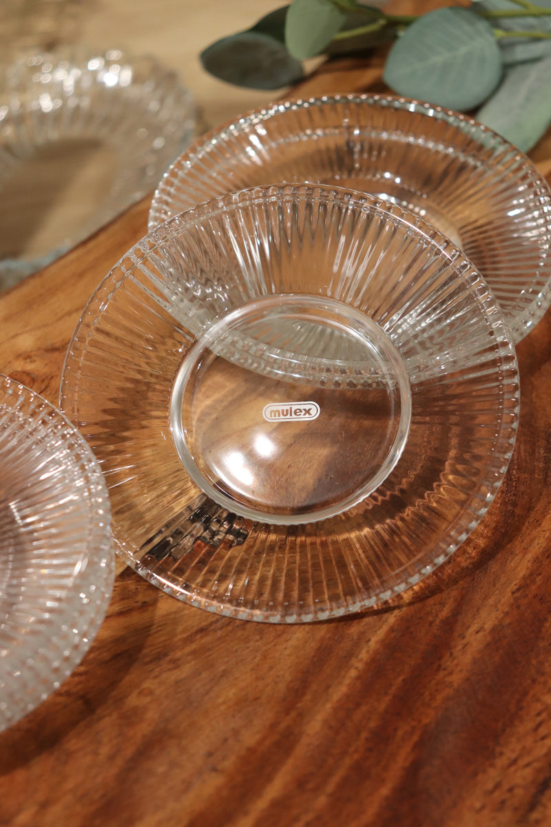 Glas Untersetzer Set 6 tlg.