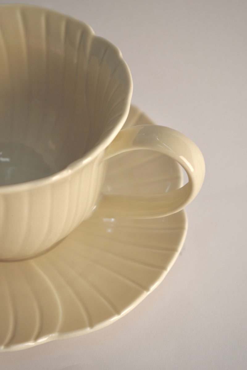 Florange Beige Kaffeeset 12 teilig für 6 Personen