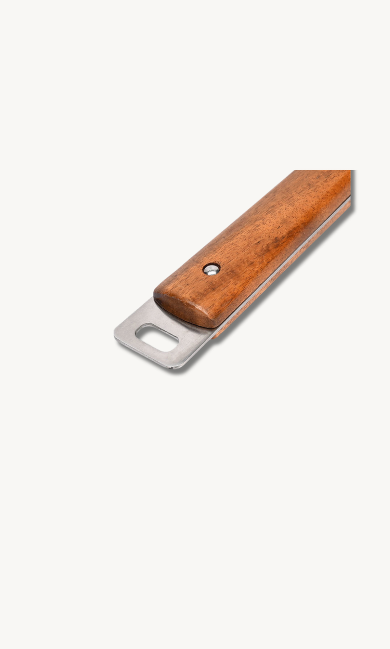 Edelstahl Kartoffelstampfer mit Akazie Griff