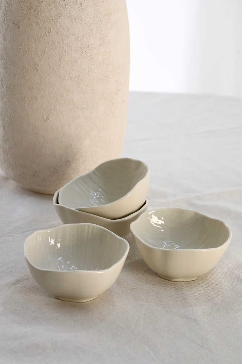 Cermico Beige 6er Schüssel Set 11,7cm