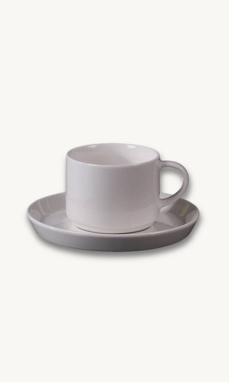 Fine White Lunel Kaffeetassenset 12 teilig für 6 Personen
