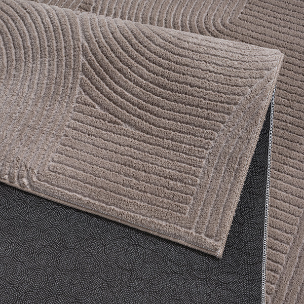 Stilo 390 70-Beige waschbarer Teppich