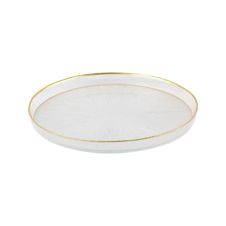 Rexy Transparent-Gold Dessertteller 21cm
