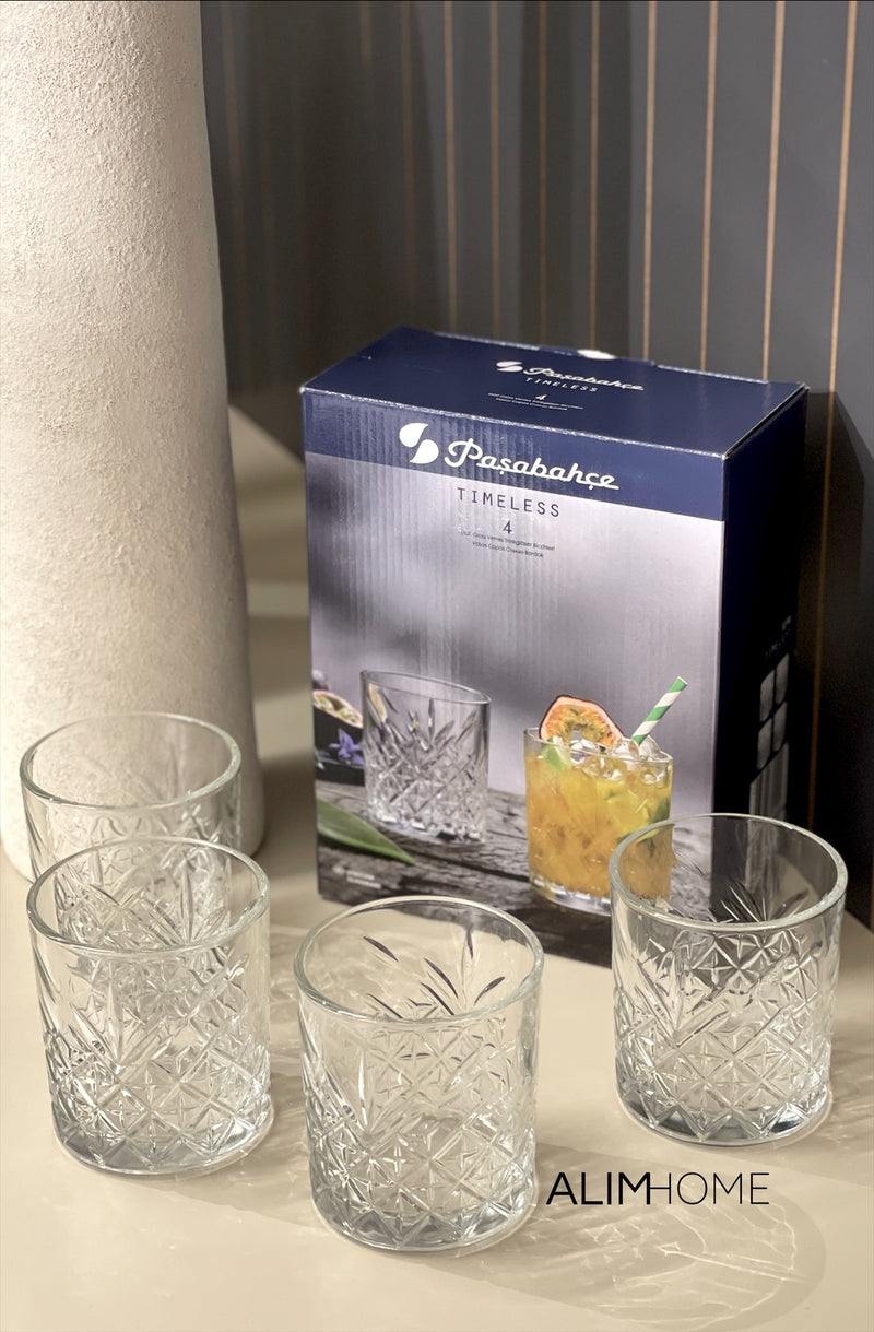 Pasabahce Timeless 4 teilig Trinkglas 345ml